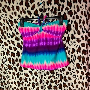 Multicolor Tankini Top